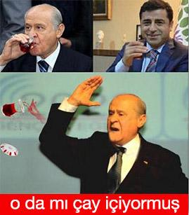 Bahçeli'nin HDP tavrı caps oldu