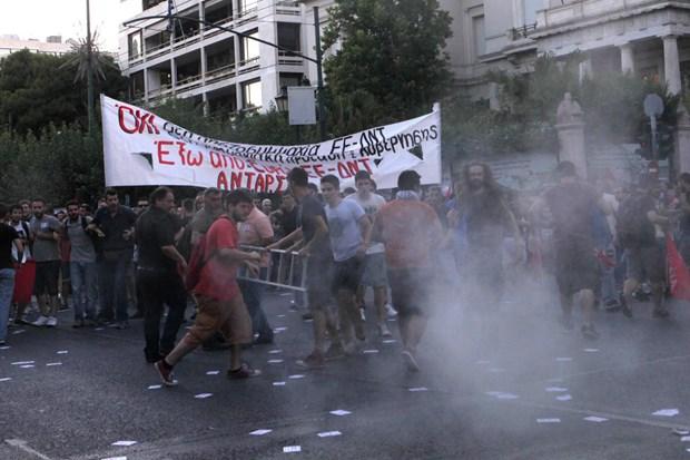 Yunanistan'da Avrupa Birliği karşıtı eylem