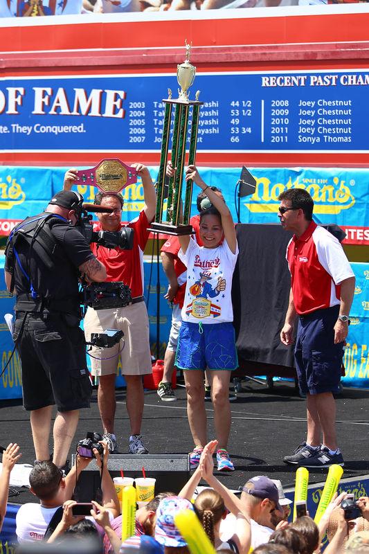 ABD'de sosisli yeme yarışması düzenlendi