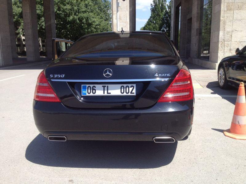 Erdem Başçı TL plakalı makam aracı