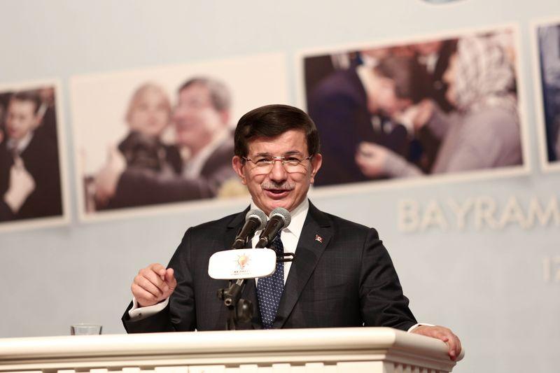 Başbakan Davutoğlu bayramlaşma programında konuştu