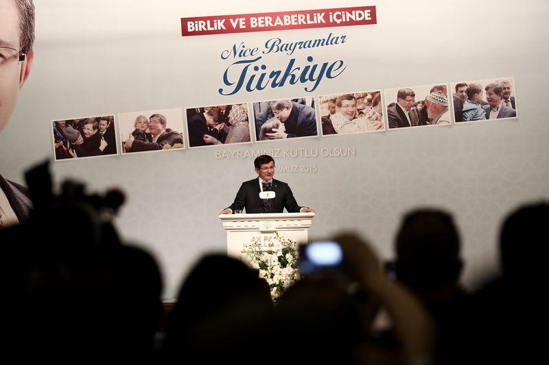 Başbakan Davutoğlu bayramlaşma programında konuştu