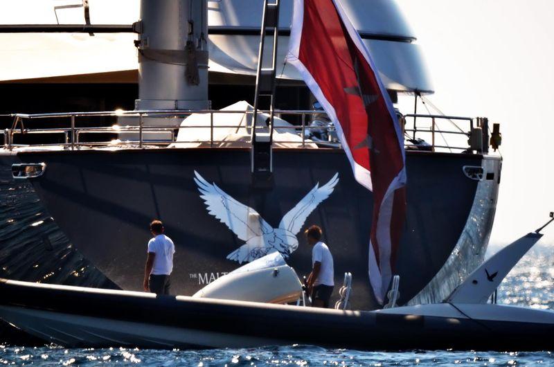 Dünyanın en mondern yelkenlisi Malta Şahini Bodrum'da