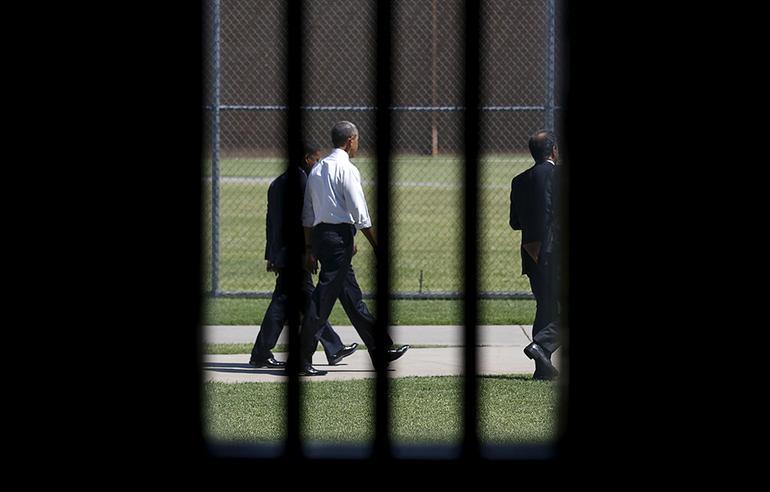 ABD Başkanı Obama'nın hapishane ziyareti