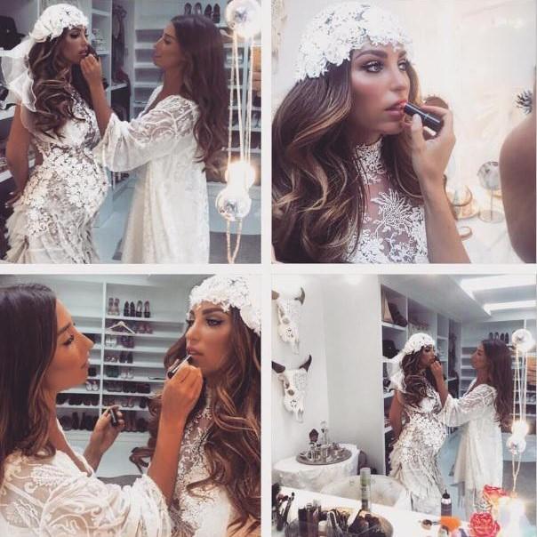 Yolanthe ve Sneijder parti verdi