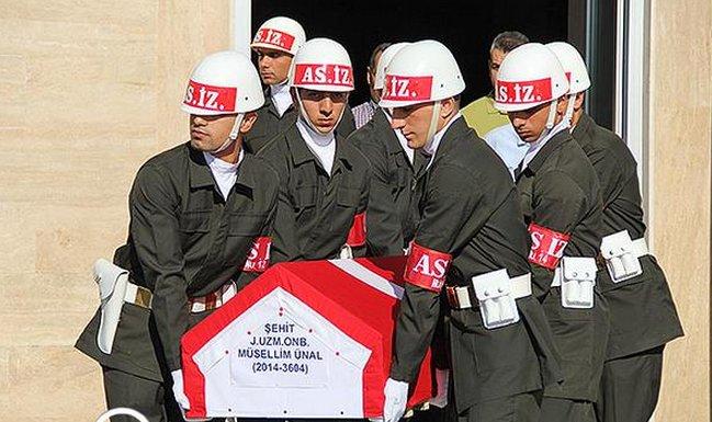 Şehit askerin otopsi işlemleri tamamlandı