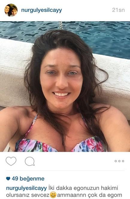 Nurgül Yeşilçay'dan bikinili poz