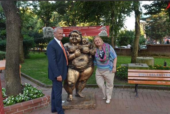 Hayri İnönü heykel açılışında