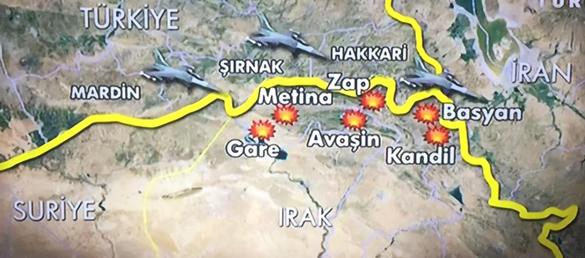Türk jetlerinden PKK kamplarına operasyon