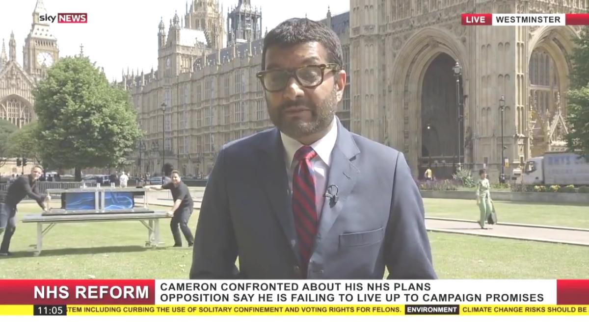 Canlı yayında beklenmeyen illüzyon gösterisi