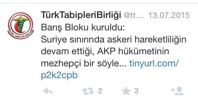 Doktorlar Odası neden PKK'yı kınamaz