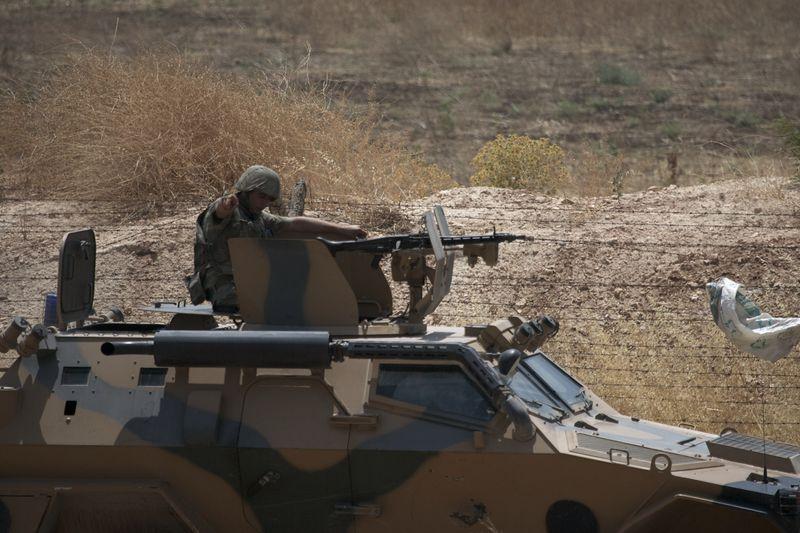 Gaziantep Karkamış'ta mevziler güçlendiriliyor