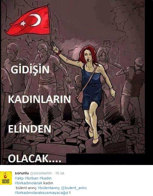 Arınç'a verilen 'kadın' tepkisini anında sulandırdılar