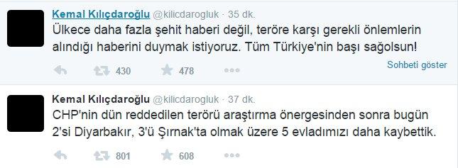 Kılıçdaroğlu şehitlerle ilgili ilk kez konuştu