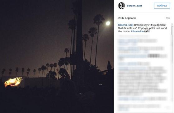 Beren Saat'ten savaş filmi paylaşımı