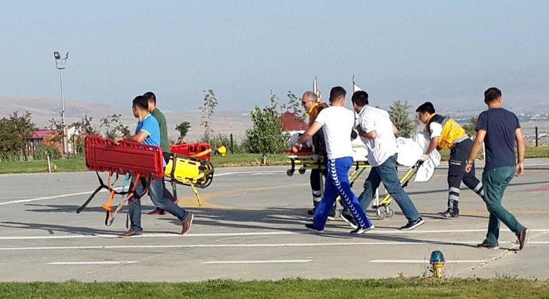 PKK'lılar helikopterdeki sağlık ekibini taradı