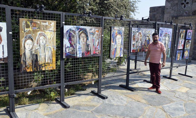 Otomobil parçaları sanat eserine dönüştürüldü