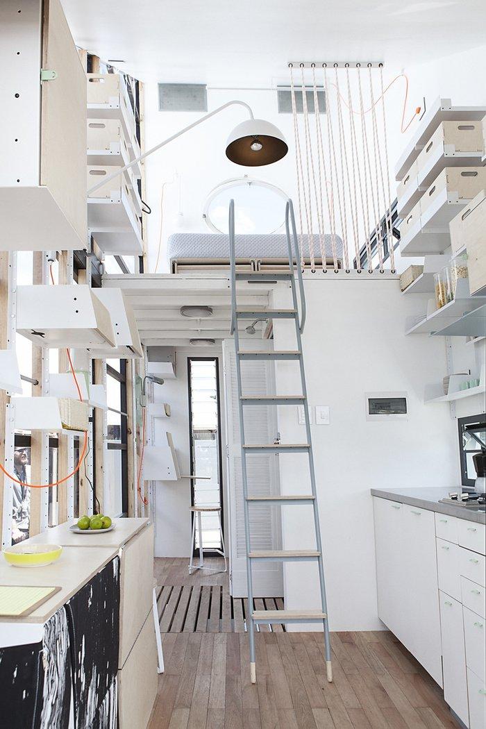 17 metrekare alanlı taşınabilir ev