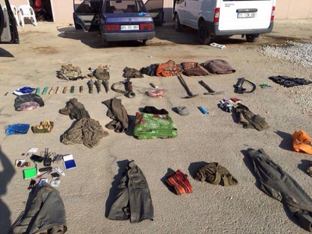 Yüksekova'daki şantiyeye yapılan baskından yeni görüntüler