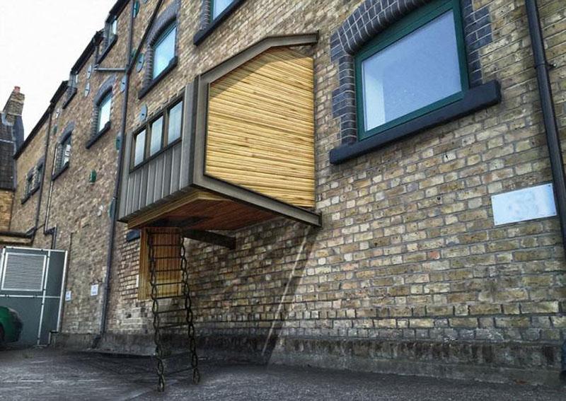 Londra'da evsizlere cumba barınaklar yapıldı