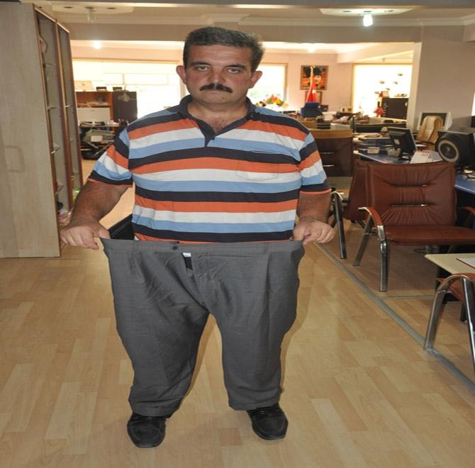 Tekirdağlı Günal 11 ayda tam 30 beden inceldi