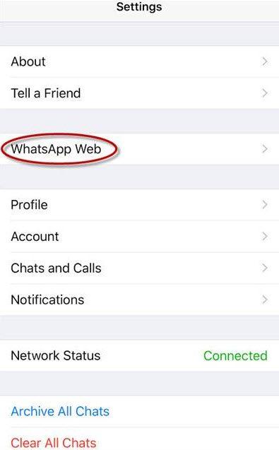Whatsapp Web iPhone'a geldi