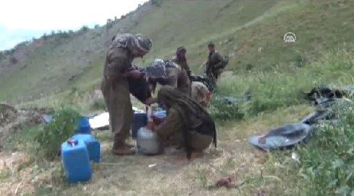 Hakkari'de 5 PKK'lı bomba yerleştirirken öldürüldü