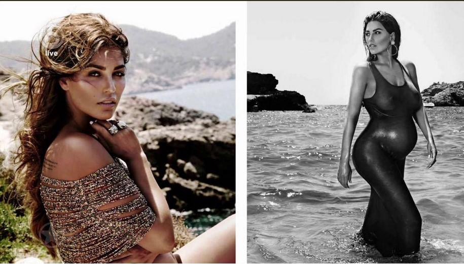 7 aylık hamile Yolanthe Cabau soyundu