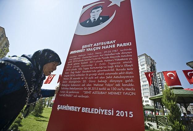 Şehit astsubayın ismi Gaziantep'te bir parka verildi