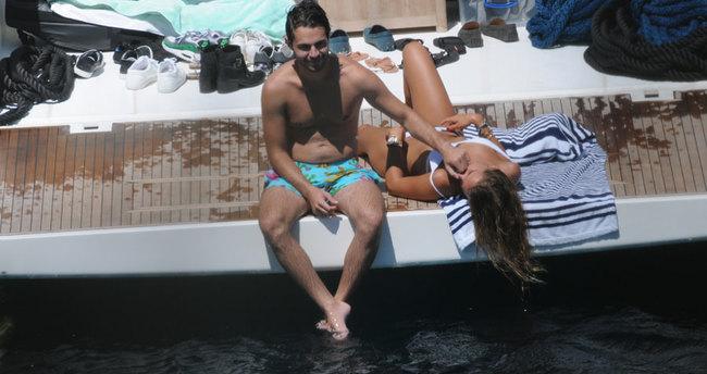 Hakan Sabancı ile Aslışah Alkoçlar tatilde