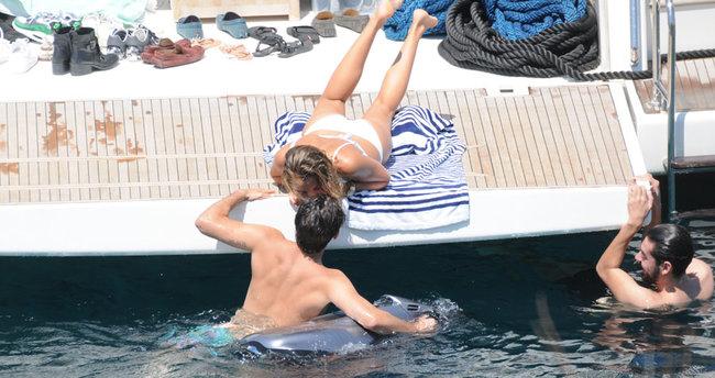 Hakan Sabancı ile Aslışah Alkoçlar tatilde