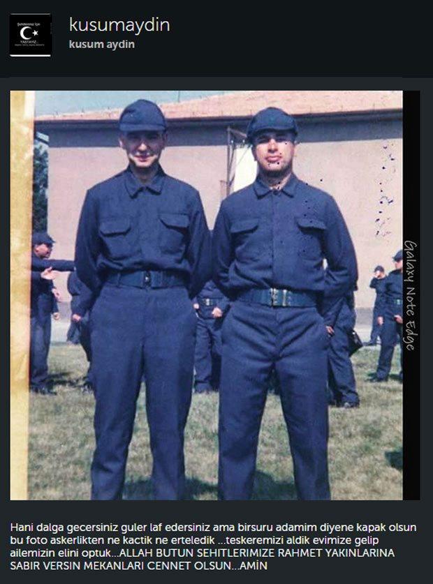 Kuşum Aydın askerlik fotoğrafını paylaştı