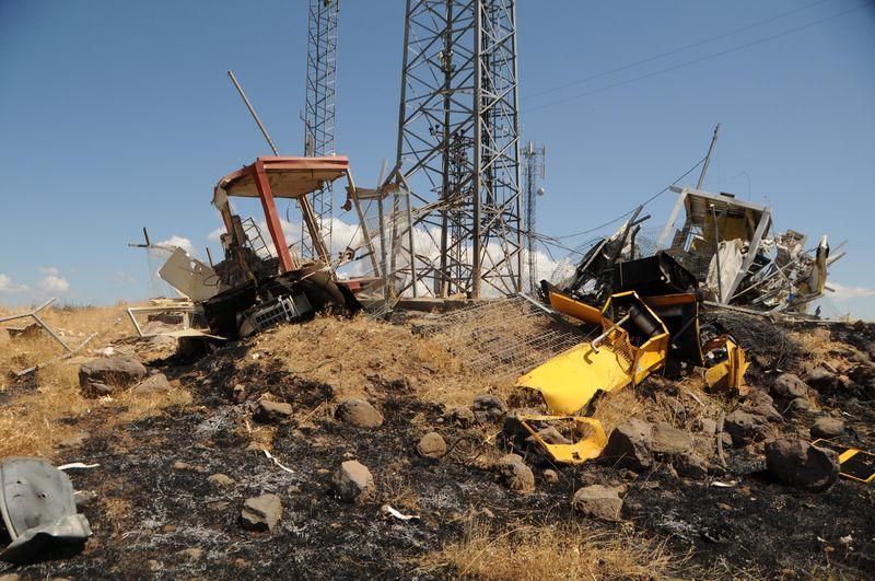 PKK'lı teröristlerden baz istasyonlarına saldırı
