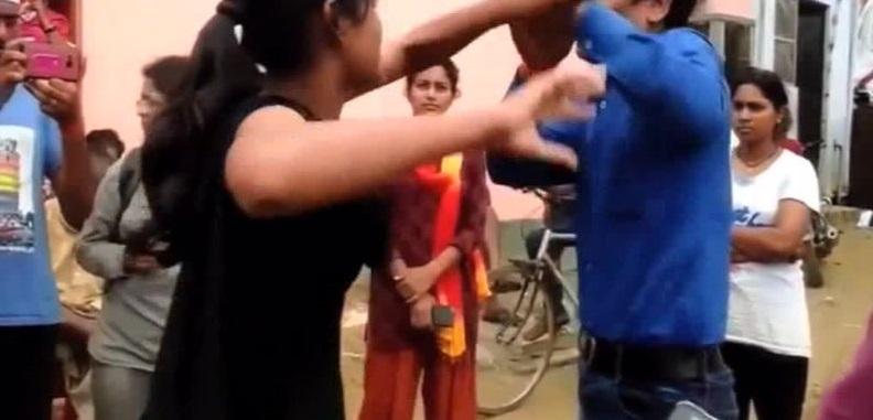 Kızıl Tugay kadınları tacizciyi cezalandırdı