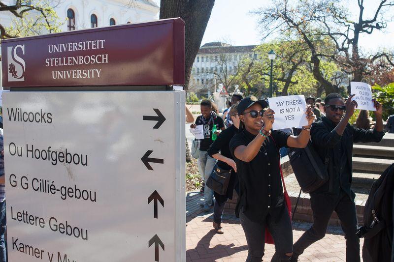 Güney Afrika'da tecavüz karşıtı gösteri