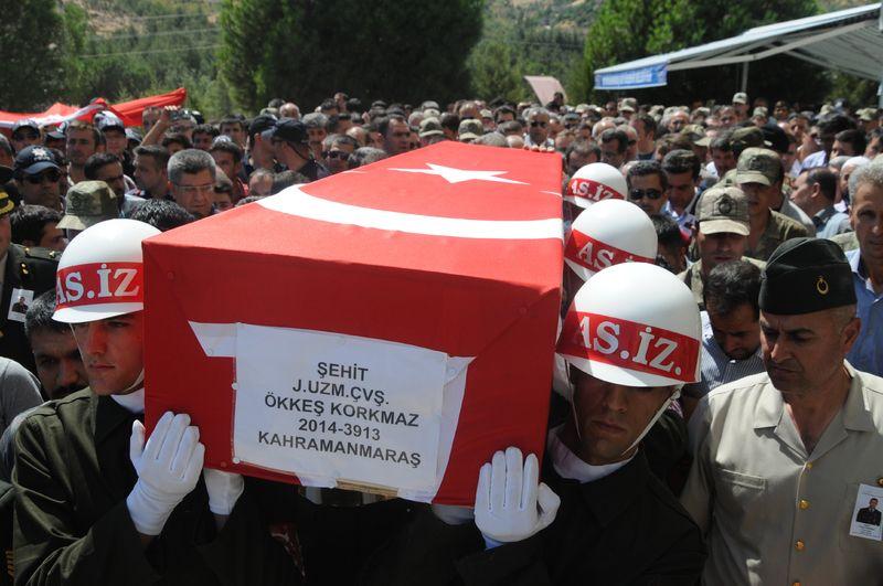 Diyarbakır şehidine memleketinde son görev