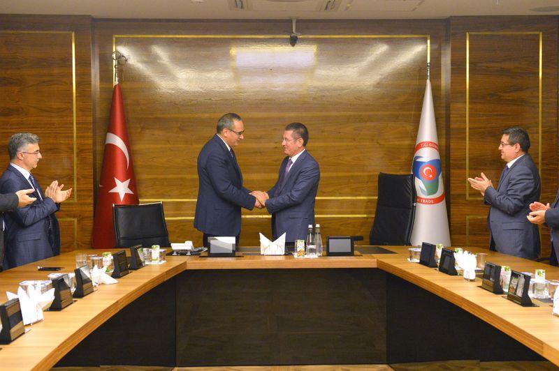 Gümrük ve Ticaret Bakanlığında devir-teslim