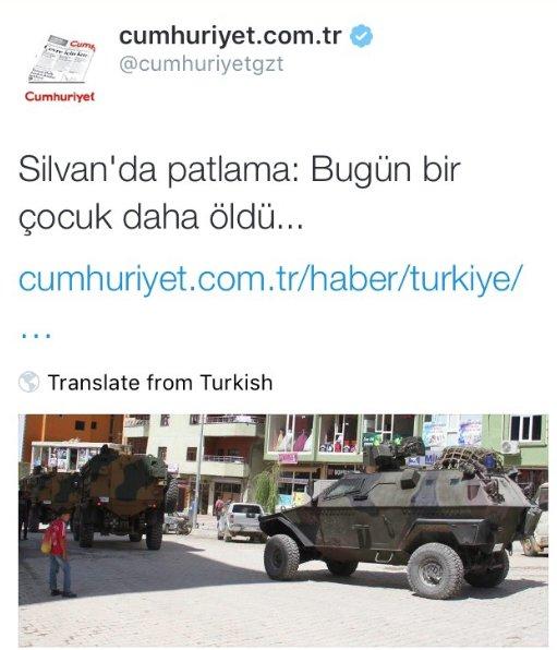 Diyarbakır'da PKK'dan bombalı saldırı: 1 çocuk öldü