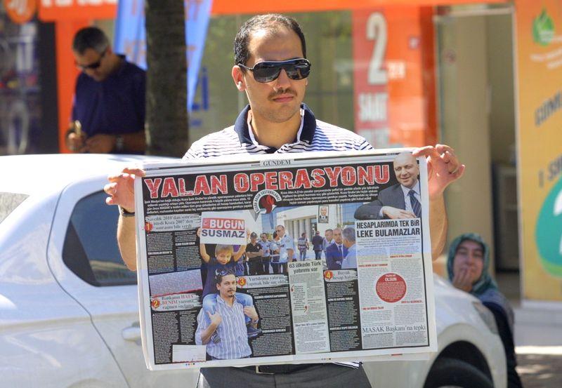 Koza İpek Holding'e destek eylemi düzenlendi