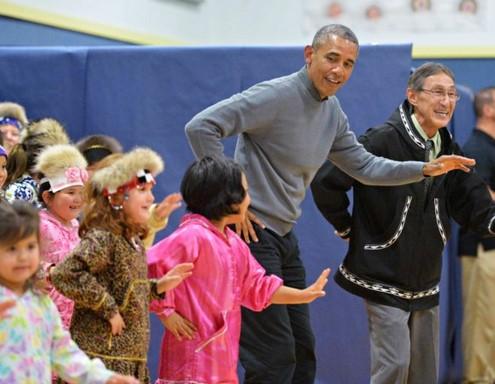 Obama'nın Alaska ziyareti