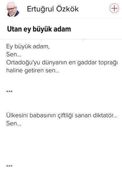 Ertuğrul Özkök kovuldu iddiası