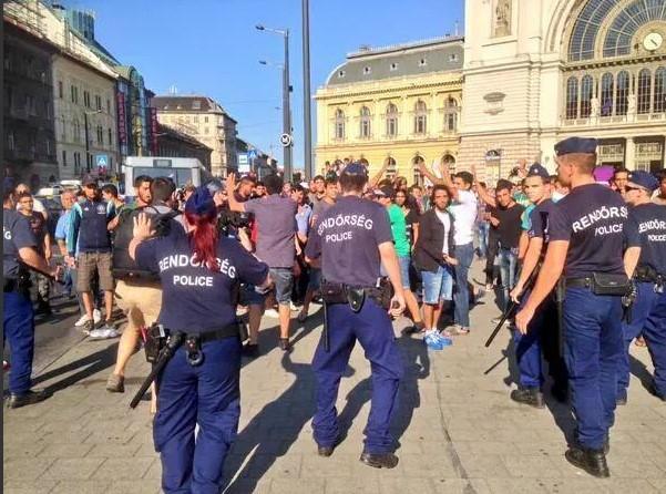 Macaristan'da bekletilen mülteciler Avusturya'ya yürüyor