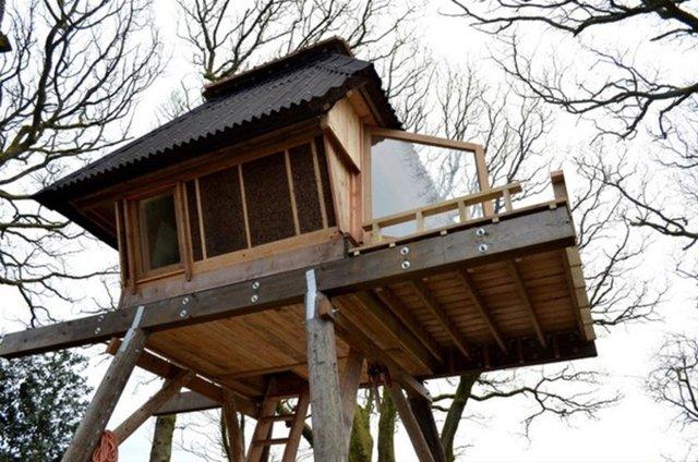 Ormanın içinde muhteşem ev tasarımı