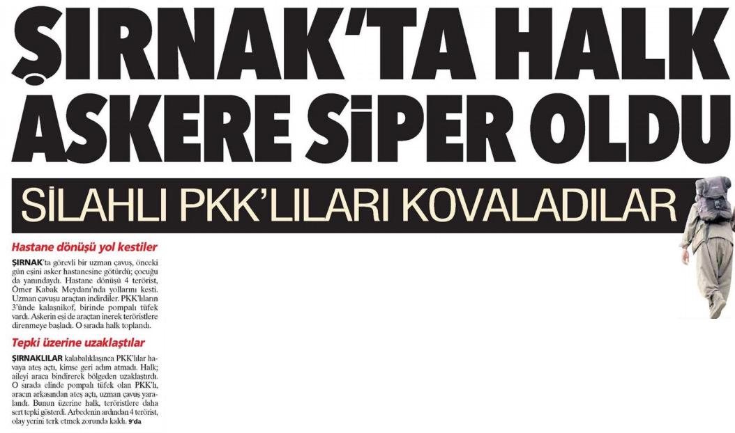 Hakkarililer PKK’nın köprü bombalamasını protesto etti