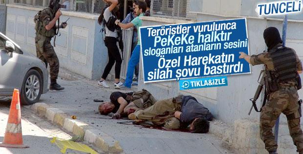 İnsan Hakları Derneği Tunceli'de PKK için yürüdü