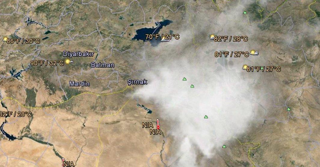 Dağlıca'da teröristler hava şartlarından yararlandı