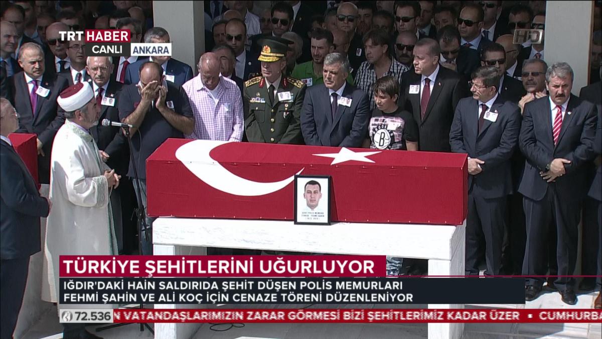 Iğdır şehitlerine Ankara'da son görev