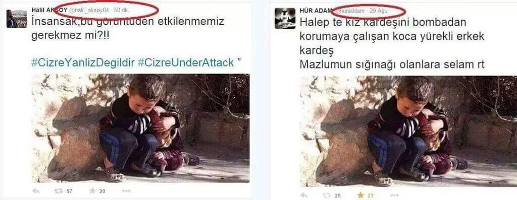 Cizre diye Gazze'de öldürülen çocuğu kullandılar