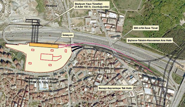 Seyrantepe bağlantı tüneli bugün açılıyor