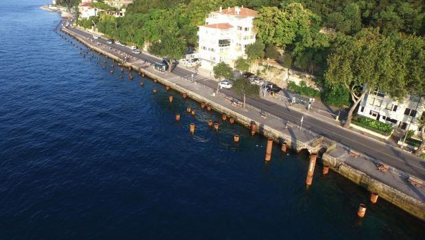 Çubuklu-Kanlıca arası sahil yolu genişliyor